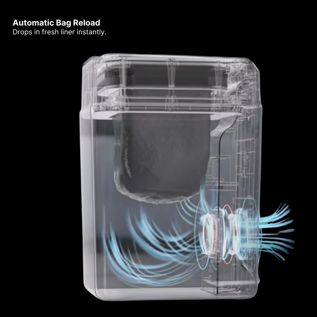 HULIABU® 17L - Touchscreen, Self-Sealing Smart Trash Can