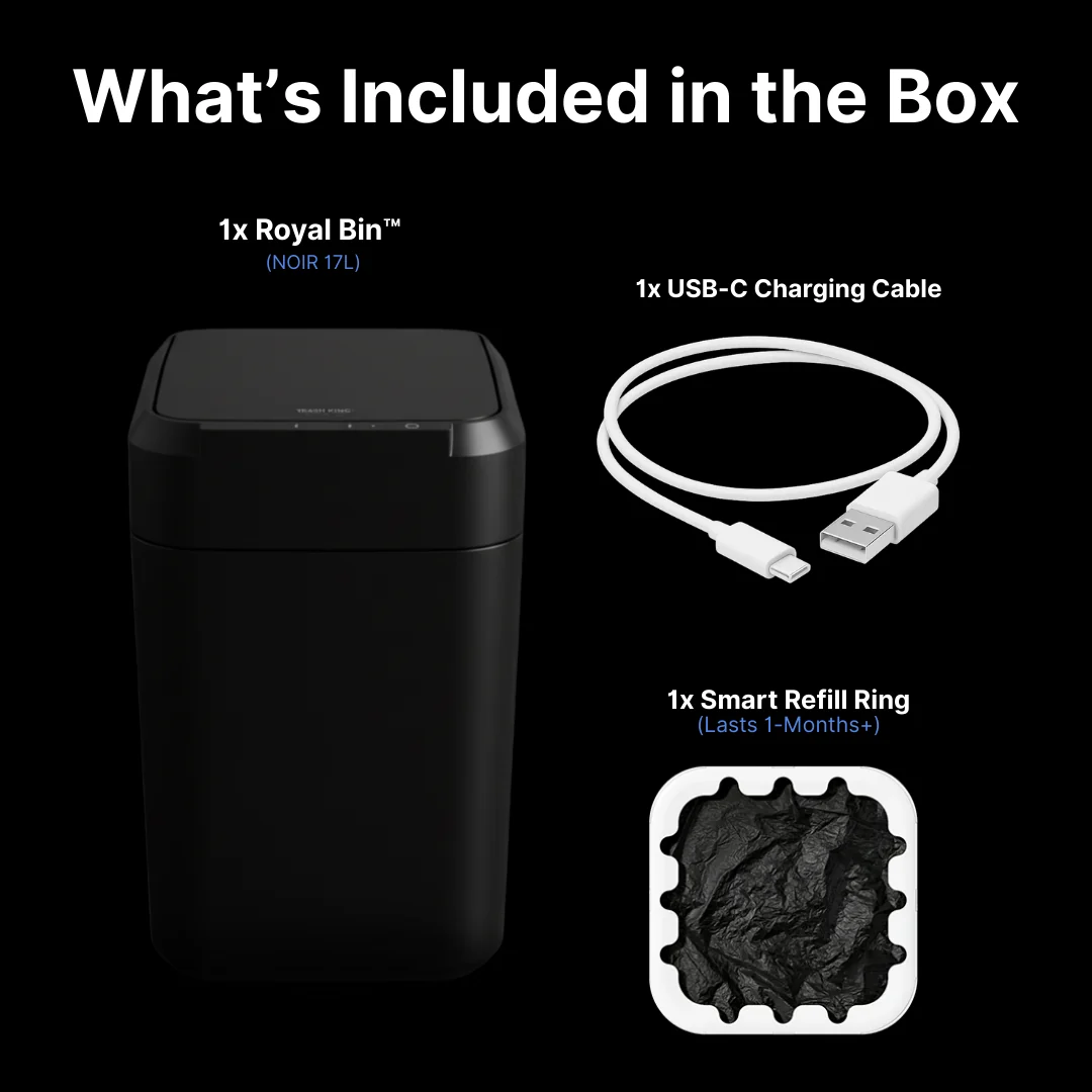 HULIABU® 17L - Touchscreen, Self-Sealing Smart Trash Can