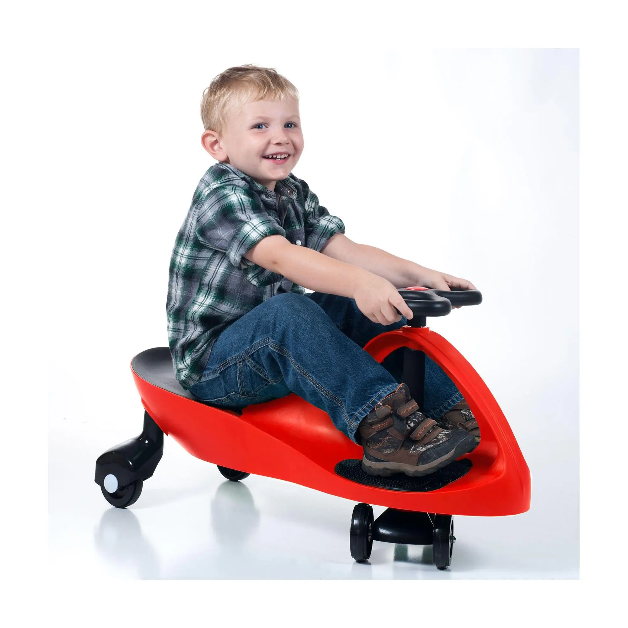 Wiggle Car for Kids, Swing Car Ride On Toy, 360° Spin Toddler Car, Push & Go Foot-to-Floor Ride-On Toy, Indoor & Outdoor Kids Toy, Birthday Gift
