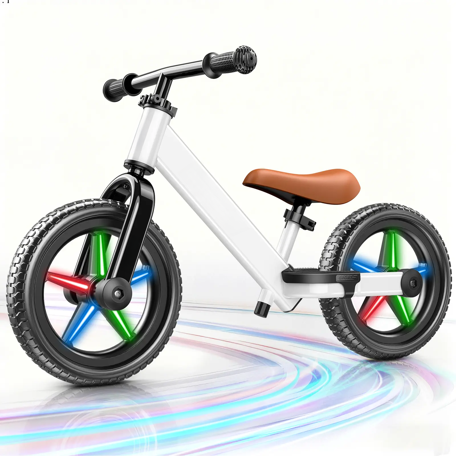  Toddler Balance Bike for Boys and Girls Ages 2-5, No-Pedal Kids Bicycle Toy, Tool-Free Adjustment, Customizable Plate with Stickers, Birthday Gift Idear，Mini Bicycle，Boys & Girls Bike #backtoschool #glowup