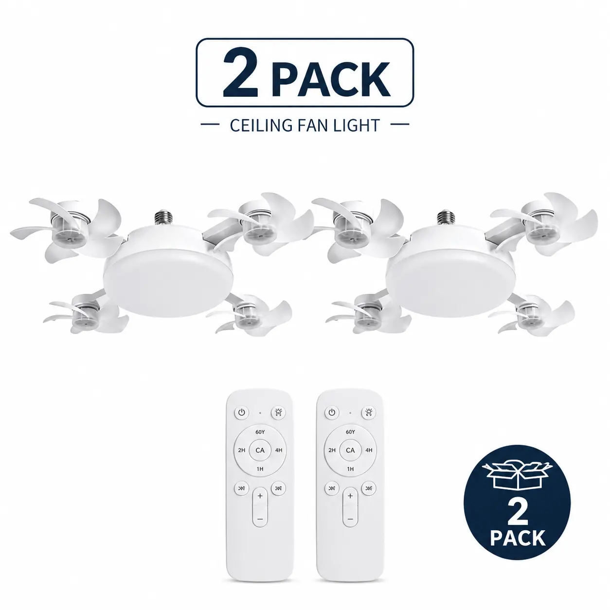 2026 New E27 Socket Ceiling Fan Light - 2-in-1 Silent LED Fan with Remote Control, Energy-Saving Cooling & Lighting Combo for Home Bedroom summervibes tiktokshopbacktoschool,back to school,back to school haul,gift