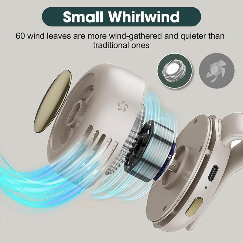 Zomerbestsellers☀️Draagbare mini-ventilator met klem🍃 360° draaibaar