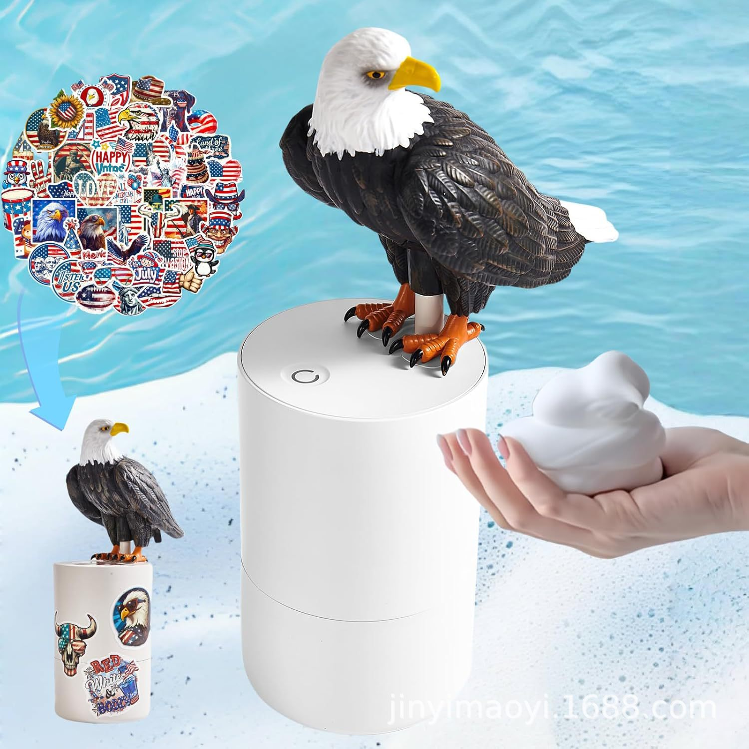 Smart Automatic Soap Dispenser, Touchless Sensor Hand Wash, Hands-Free Liquid Soap Dispenser, Modern Bathroom Gift for Home