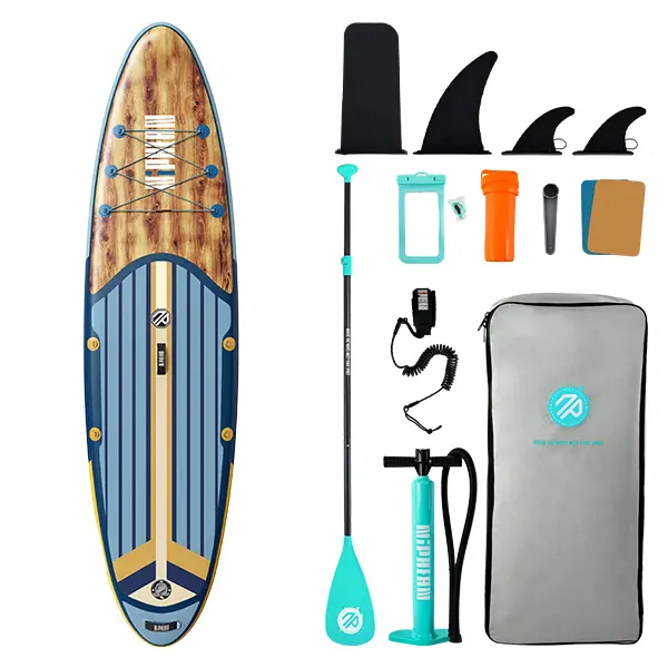 Niphean Outdoor 10' Inflatable Stand Up Stability Paddleboard for Gliding Yoga with 33" Balance Wing & Complete Accessories Set for Adults & Youth, 3-Year Warranty
