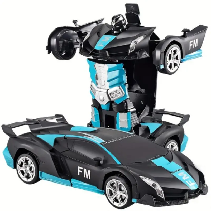 Back To School Haul-Summer Viral RC Car! Tibibee Transform Robot Truck, 2.4GHz Remote Control, 1:18 Scale, 360° Rotation, Rechargeable Batteries, High-Quality ABS, Outdoor Fun Toy for Kids 3-15, Holiday Gift Idea