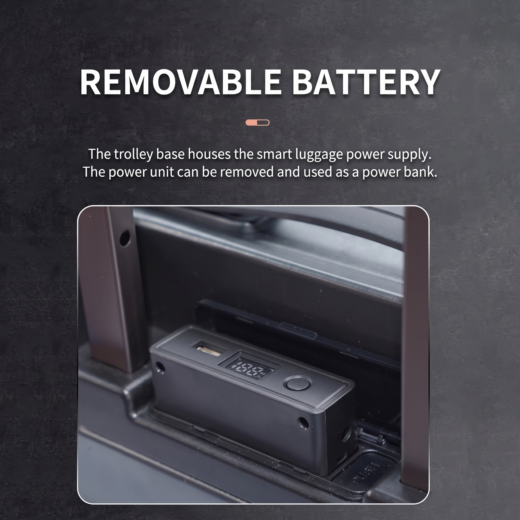 Auto-Follow Smart Suitcase – 33L with Remote & App