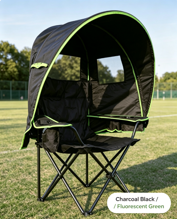 Sports Shade Canopy, Portable Outdoor Sun & Rain Shelter with Ventilated Dome Design for Sports & Outdoor Events