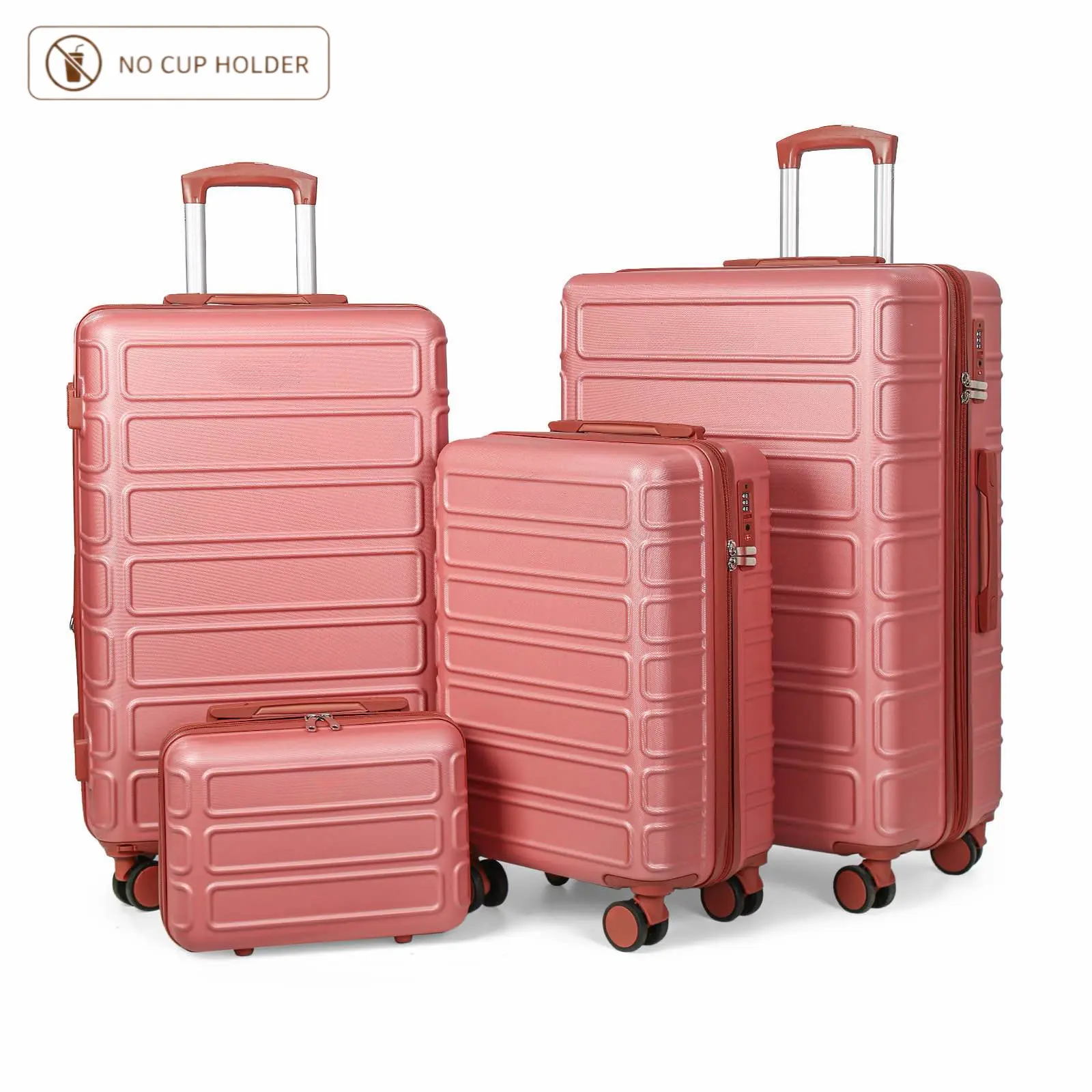4 Piece Luggage Set, Expandable TSA Lock Hardshell Durable Traveling Bag Travel Suitcase Set with Double Spinner Wheels, Luggage Sets (13/20/26/28in) Gift for Back to School summervibes, vacationoutfits,beachoutfits,back to school shopping