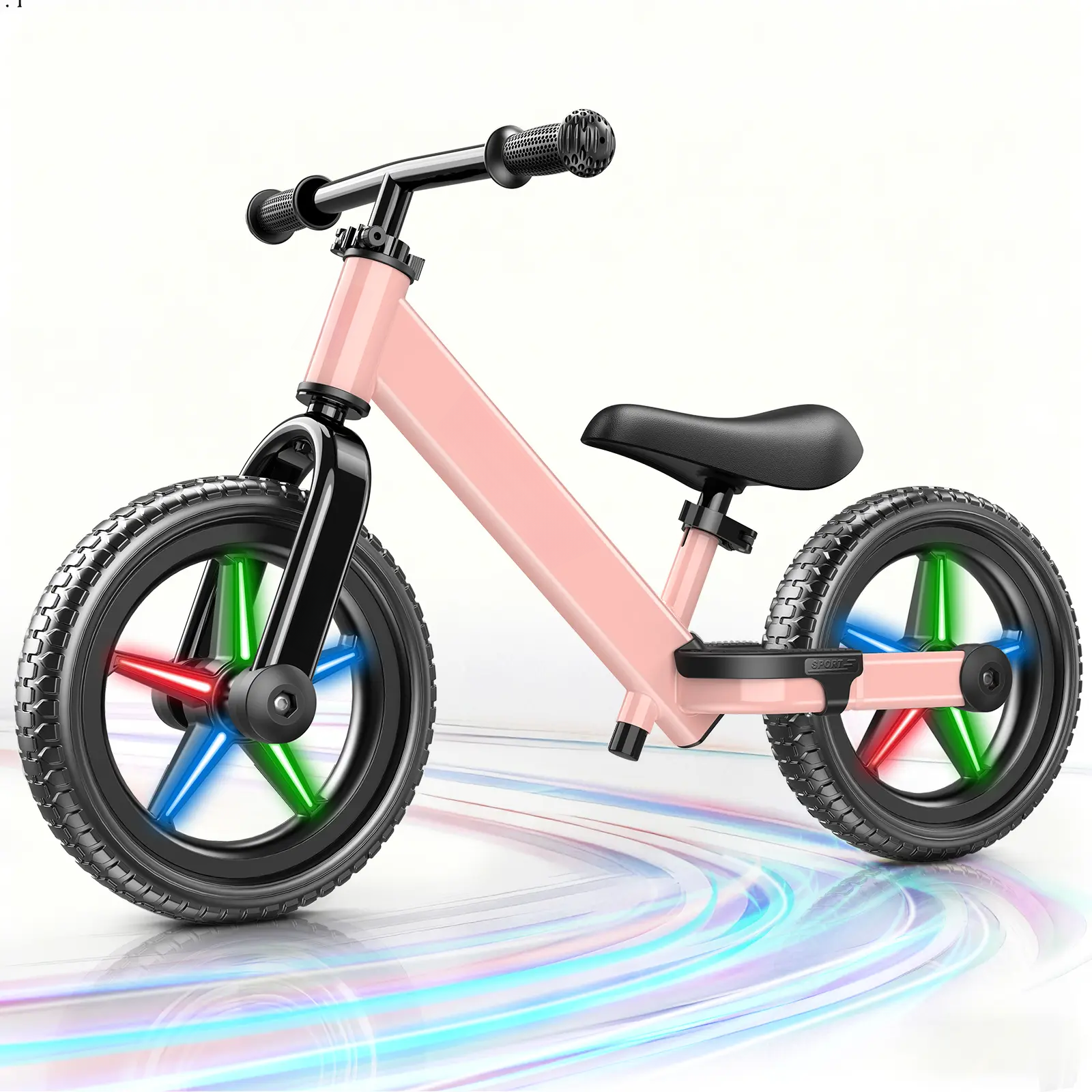  Toddler Balance Bike for Boys and Girls Ages 2-5, No-Pedal Kids Bicycle Toy, Tool-Free Adjustment, Customizable Plate with Stickers, Birthday Gift Idear，Mini Bicycle，Boys & Girls Bike #backtoschool #glowup