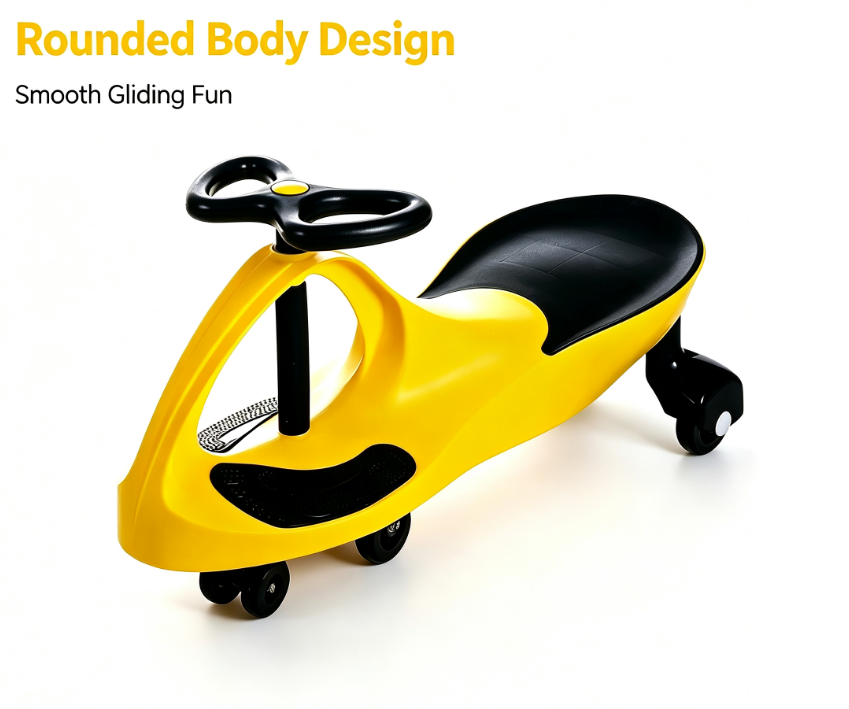 Wiggle Car for Kids, Swing Car Ride On Toy, 360° Spin Toddler Car, Push & Go Foot-to-Floor Ride-On Toy, Indoor & Outdoor Kids Toy, Birthday Gift
