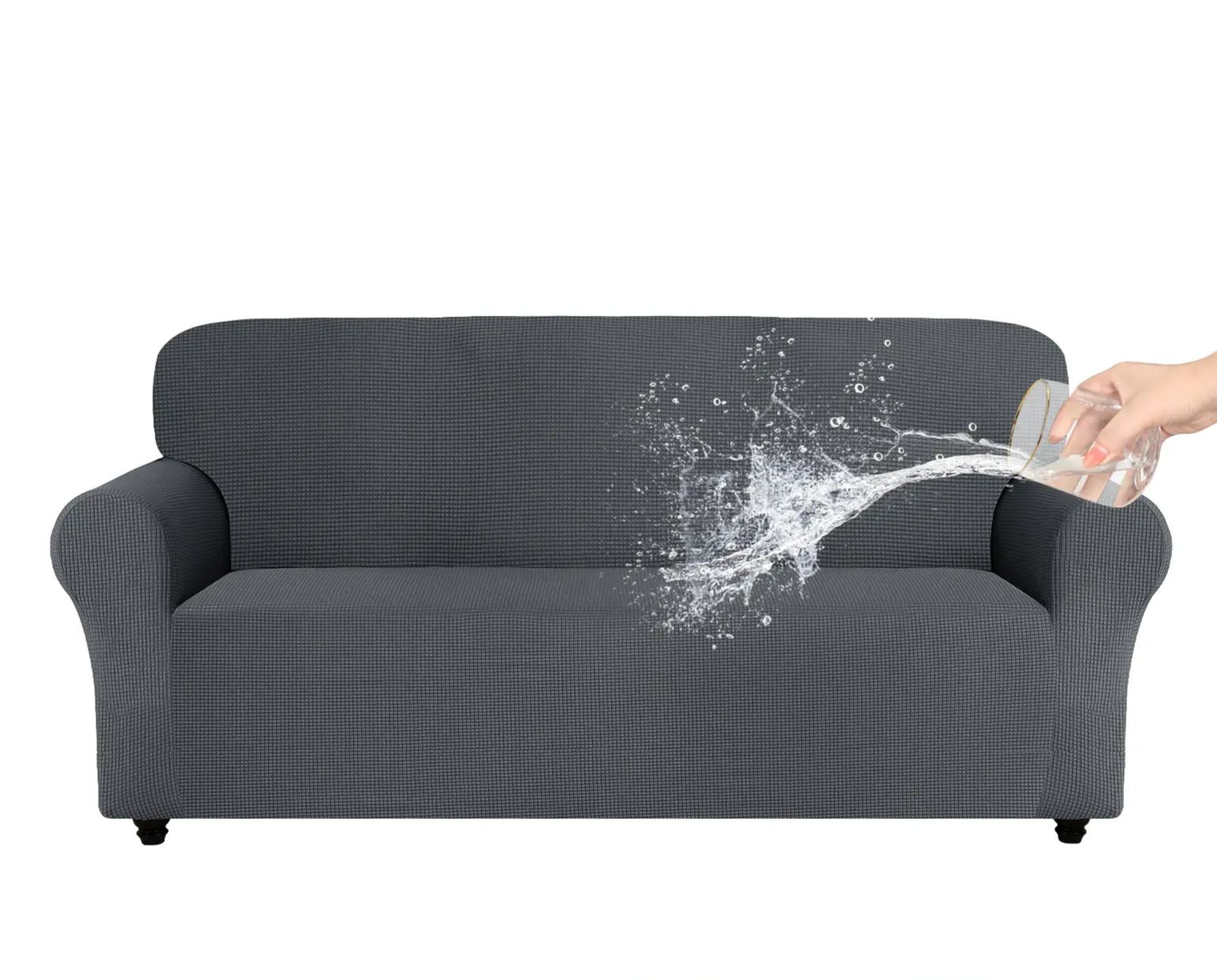 100% Waterproof Sofa Cover - Elastic Stretch Anti-Slip Jacquard Slipcover for 1/2/3 Seats, Pet-Friendly Washable Soft Furniture Protector for Living Room Home Decor (1 Count), Sofa Covers,back to school,dorm essentials,home essentials
