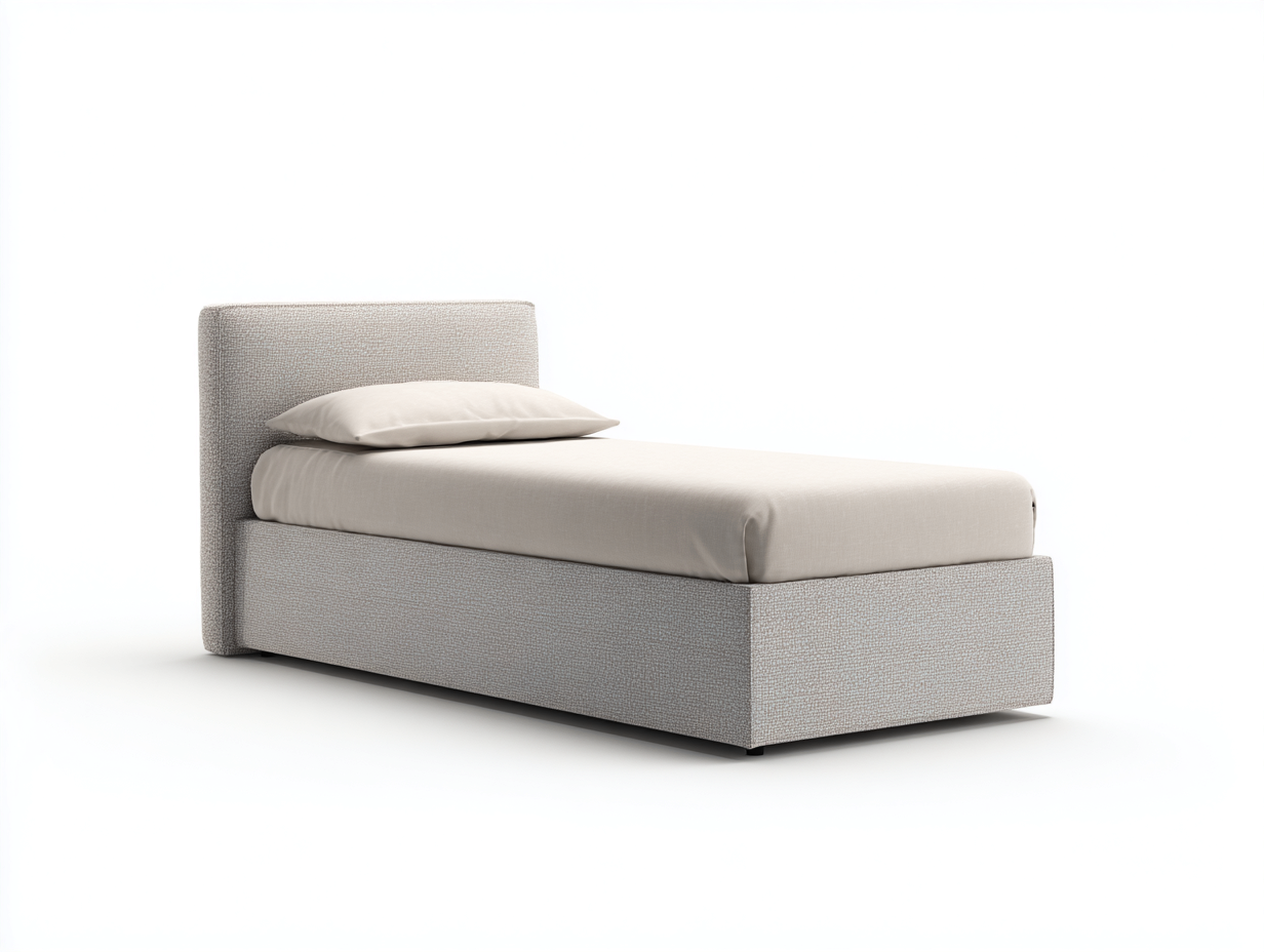 Etagenbetten-Stoff-Holz-205 x 95 x 98 cm-Beige-Modernes Design-Cozygoyard