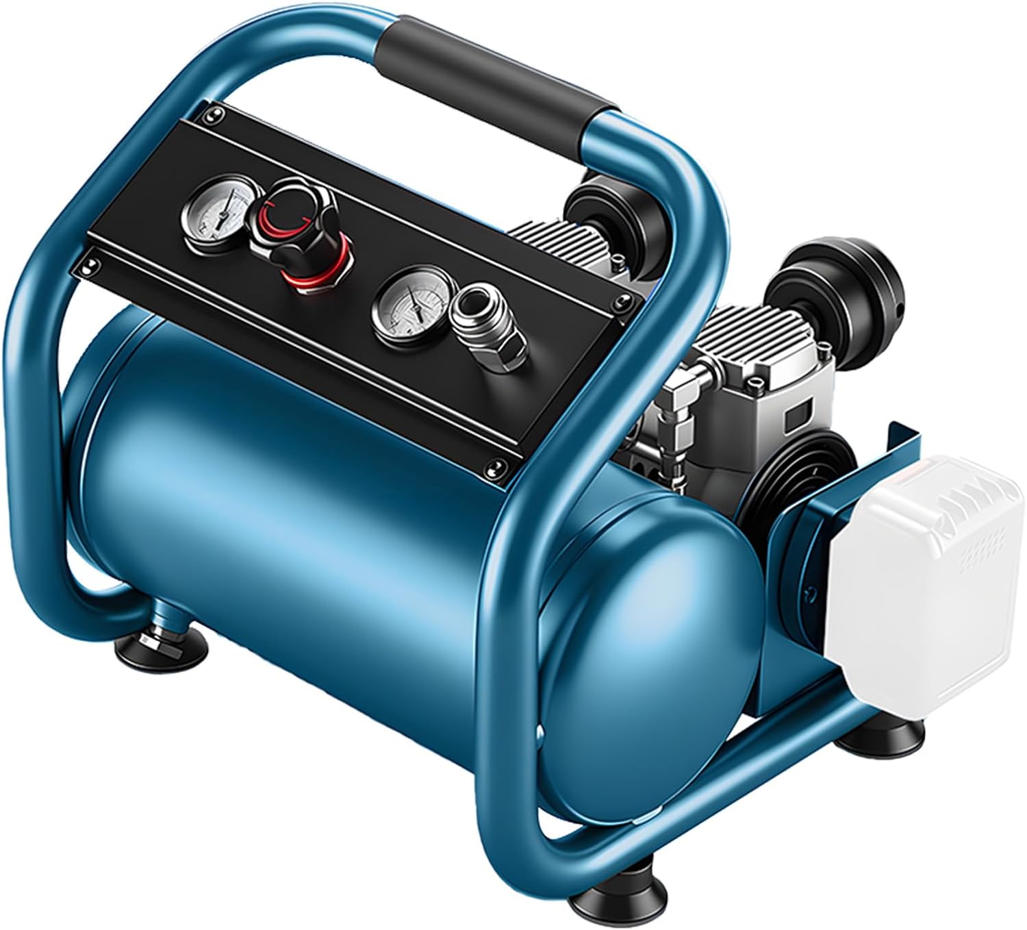 Compresseur d'air pneumatique portable pour batterie Makita 18 V 9 L 7,5 bar sans huile pression réglable et gonflage rapide-Nestuphut