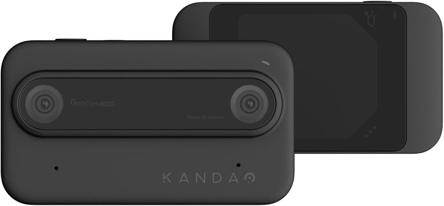 Caméra d'action KanDao QooCam Ego 3D - vidéo 4K 60 fps - VR stéréoscopique - USB WiFi - appareil photo seul-Nestuphut