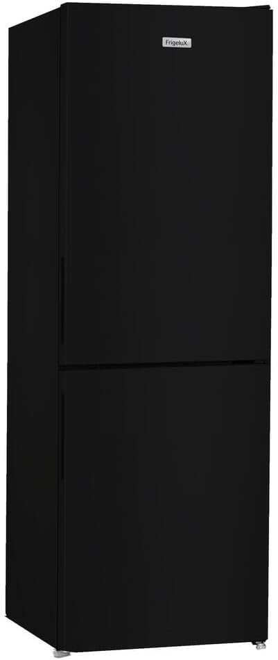 FrigeluX Réfrigérateur Combiné Noir RC168NE 157L - Pose Libre - Compact Congélateur Intégré LED Low Frost Double Porte-Nestuphut