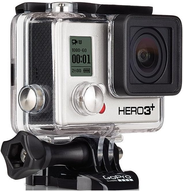 Caméra d'action GoPro Hero 3 Black Edition - vidéo 4K - WiFi - format MP4 - noire argent - conception imperméable-Nestuphut