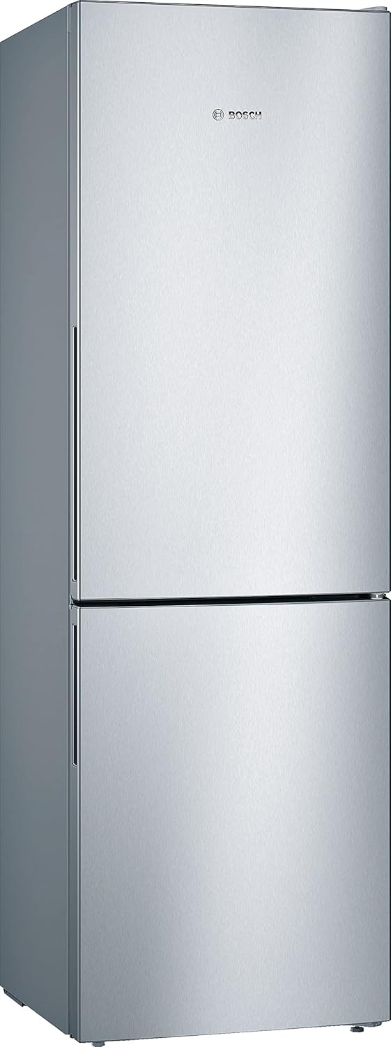 Bosch Réfrigérateur Congélateur Série 4 KGV36VLEAS 308L Inox Pose Libre Distributeur Eau Étagères Réglables-Nestuphut