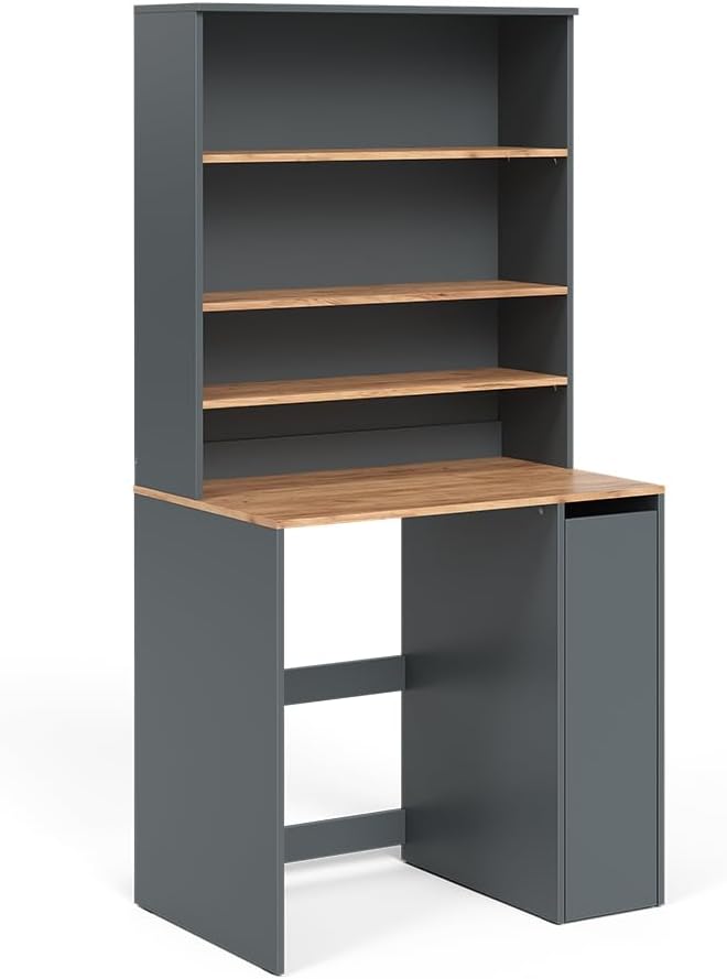 Meuble lave linge Vicco Viktor 94 x 88 x 60 cm anthracite et chene goldkraft rangement machine a laver salle de bain-Nestuphut