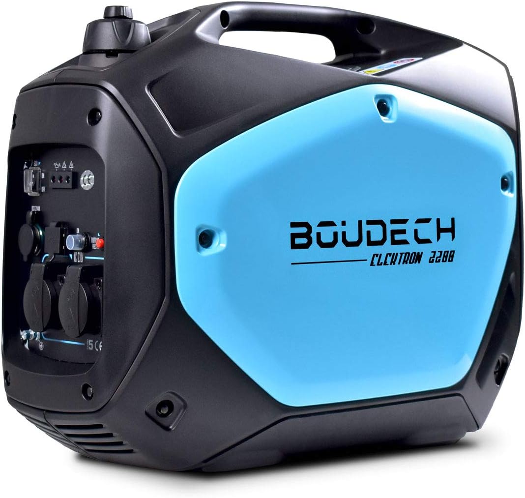 Générateur numérique BOUDECH Elektron 2200 - 2 kW essence 230 V moteur OHV 4 temps portable-Nestuphut