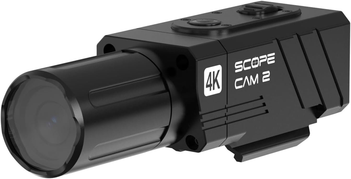 Caméra d'action RunCam ScopeCam 2 - vidéo 4K - objectif 35 mm - zoom numérique 4X - WiFi - IP64 pour airsoft et entraînement tactique-Nestuphut