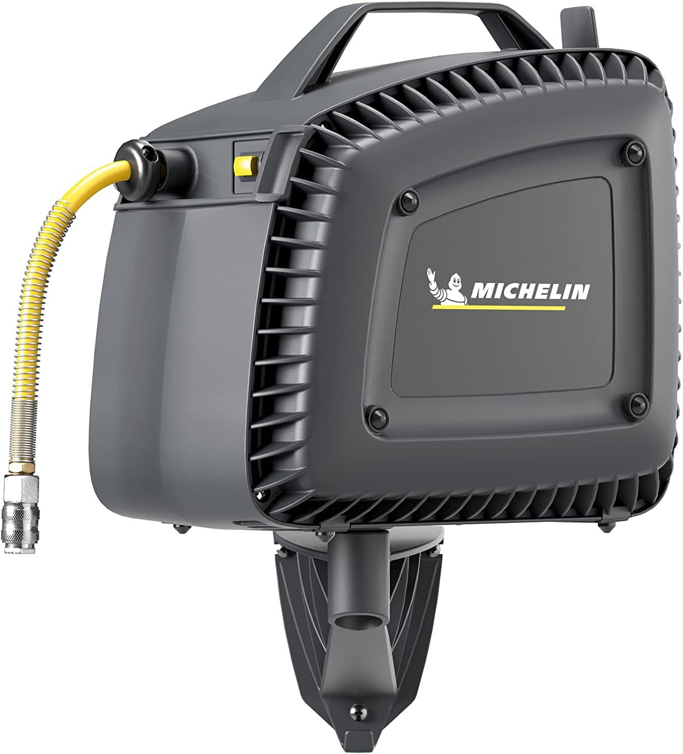 Compresseur d'air mural MICHELIN MBL GO sans cuve 1,5 CV 230 V 8 bar avec enrouleur tuyau 10 m et soufflette incluse-Nestuphut