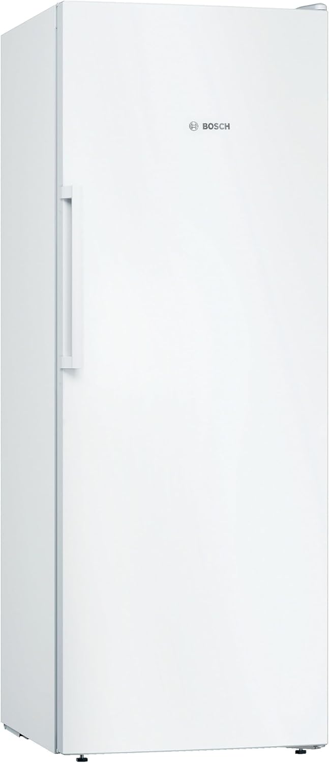 Bosch Congelateur Armoire GSN29VWEV Serie 4 200L Pose Libre 161 x 60 cm Blanc Stockage Alimentaire Vertical Grande Capacite - Congelateur Vertical Familial - Organisation Optimale Cuisine Moderne-Nestuphut