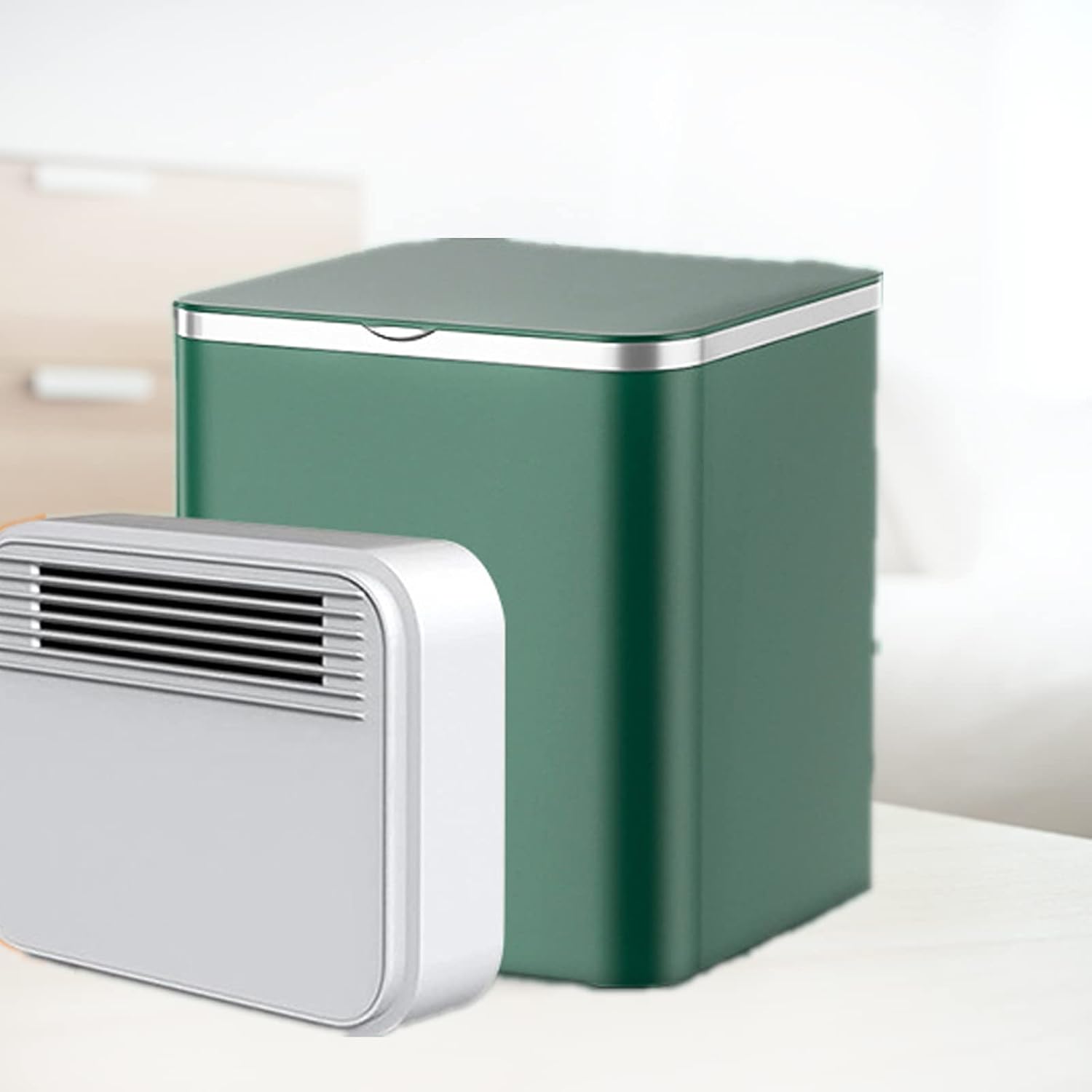 Samnuerly machine à laver portable avec sèche linge vert - 4,5 L chargement par le haut - minuterie design compact - tension 5 volts cycle unique-Nestuphut