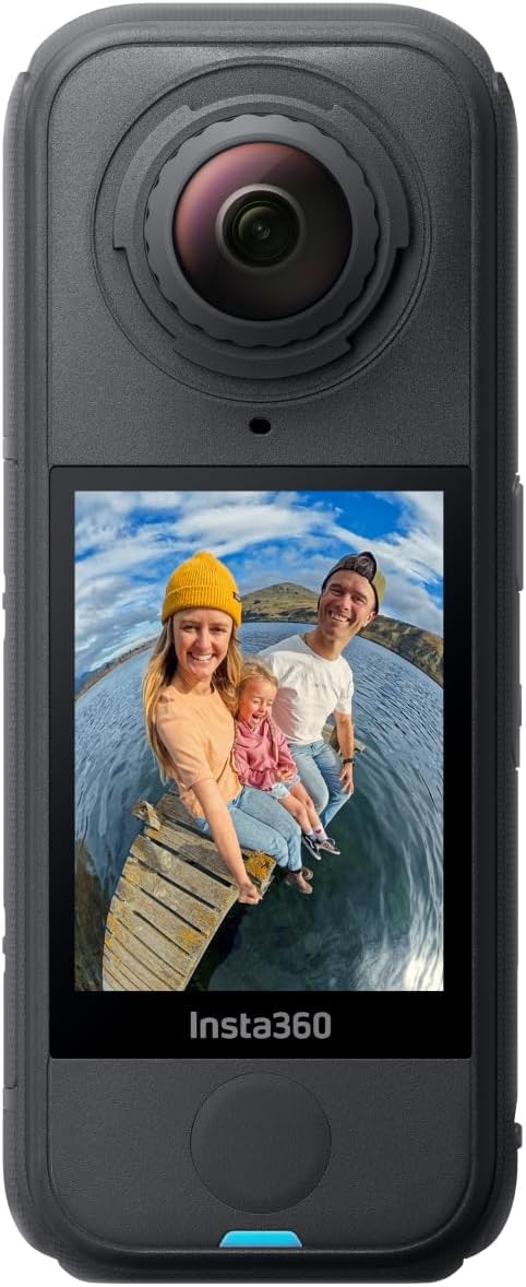 Insta360 X4 Air Noir Graphite - Caméra 360 8K légère 165 g - Objectifs remplaçables et perche invisible-Nestuphut
