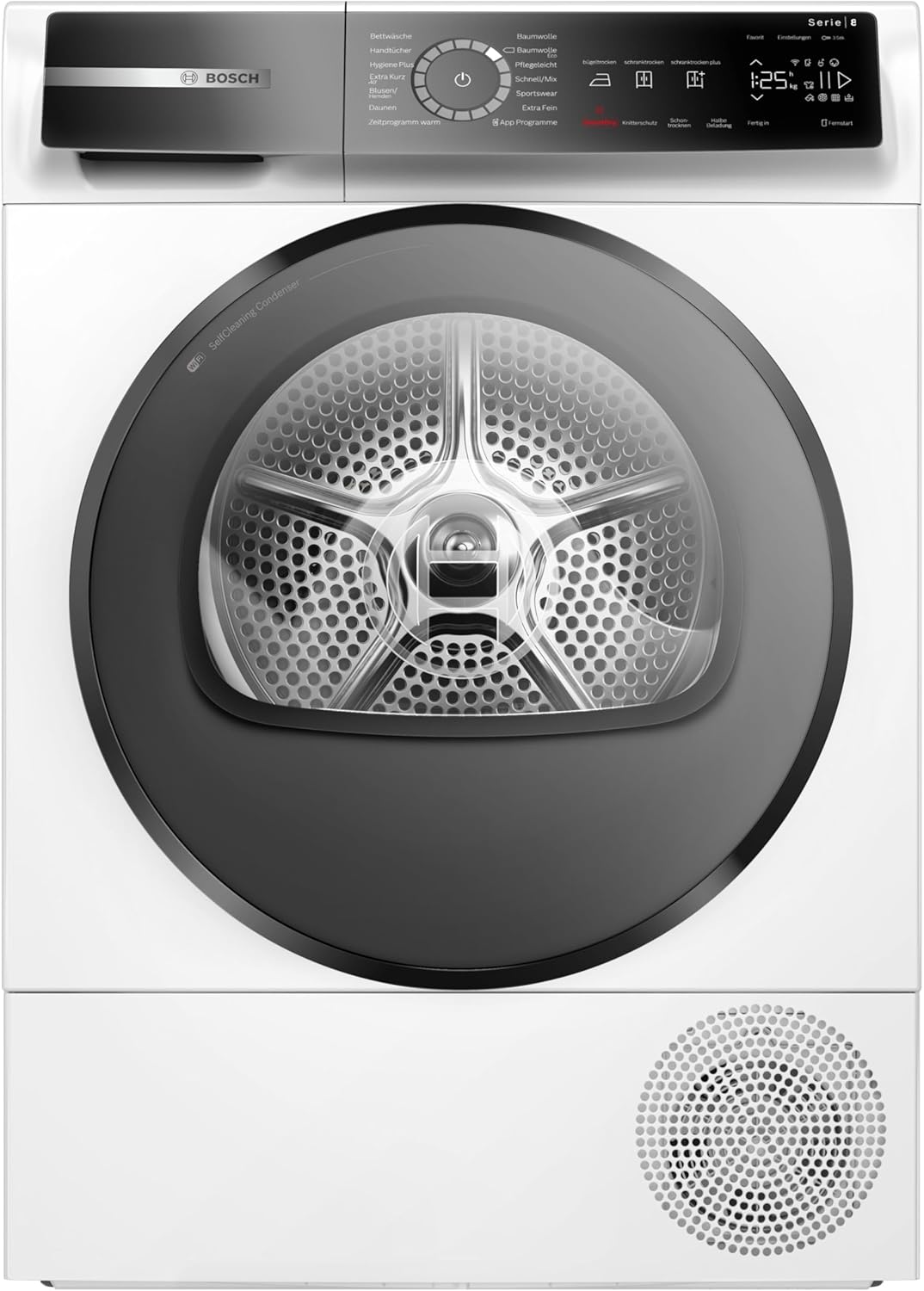 Bosch WQB245B40 Seche Linge Pompe a Chaleur 9Kg Intelligent AutoDry SmartDry LED Condensateur Autonettoyant - Bosch WQB245B40 Seche Linge Pompe a Chaleur 9Kg Intelligent AutoDry SmartDry - Sechage Controle Capteur Haute Efficacite-Nestuphut