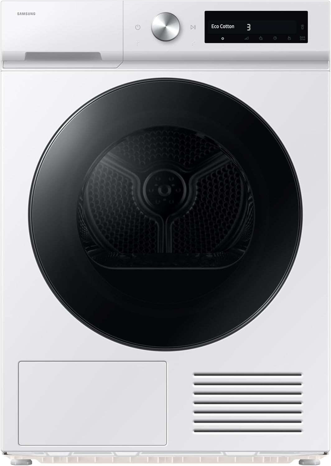 Samsung Sechoir 9Kg DV90DB7845GWU3 Chargement Frontal Acier Inox 60x60x85 Blanc Tambour Inox Machine Sechage Domestique - Samsung Sechoir 9Kg DV90DB7845GW - Sechage Performant Domestique Moderne-Nestuphut