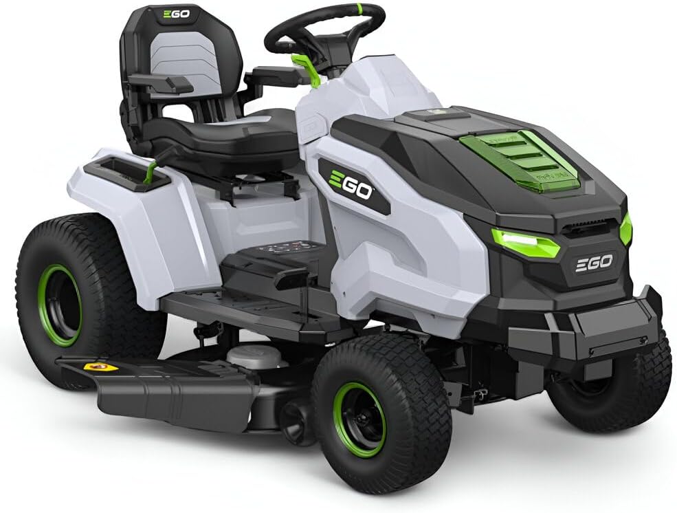 EGO Power TR4201E tracteur tondeuse à batterie - Coupe 107 cm mulching silencieux hauteur réglable-Nestuphut