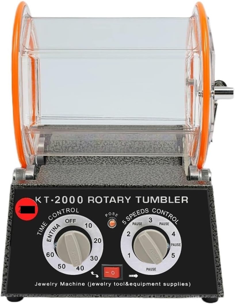 Polisseuse électrique pour bijoux - Machine à polir rotative 5 vitesses - Alimentation AC pour atelier-Nestuphut