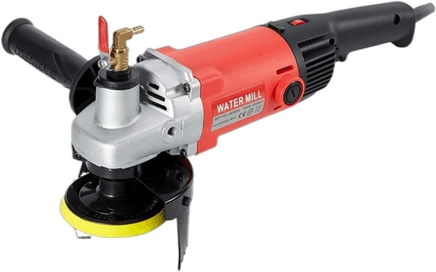 Polisseuse orbitale 1400 W - Kit de polissage humide pour granit marbre et grès - Meuleuse électrique-Nestuphut
