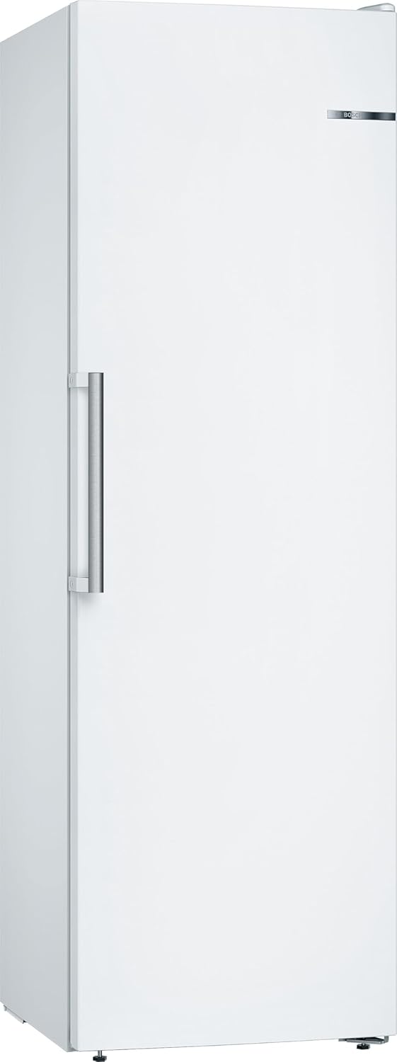 Bosch Congelateur Armoire GSN36CWEP Serie 4 242L Pose Libre 186 x 60 cm Blanc Grande Capacite Stockage Alimentaire Familial - Congelateur Vertical Haute Performance - Organisation Optimale Cuisine Moderne-Nestuphut