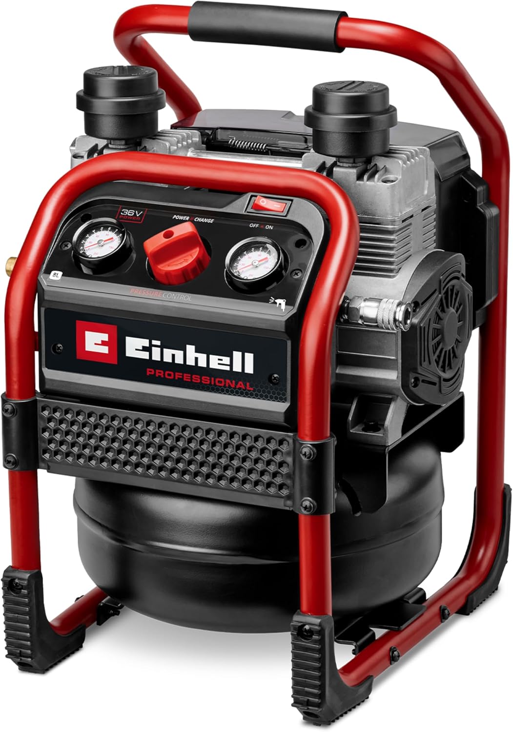 Compresseur sans fil Einhell Professional SILENZZO 36 210 Power X Change 36 V 8 bar cuve 8 L très silencieux sans batterie-Nestuphut
