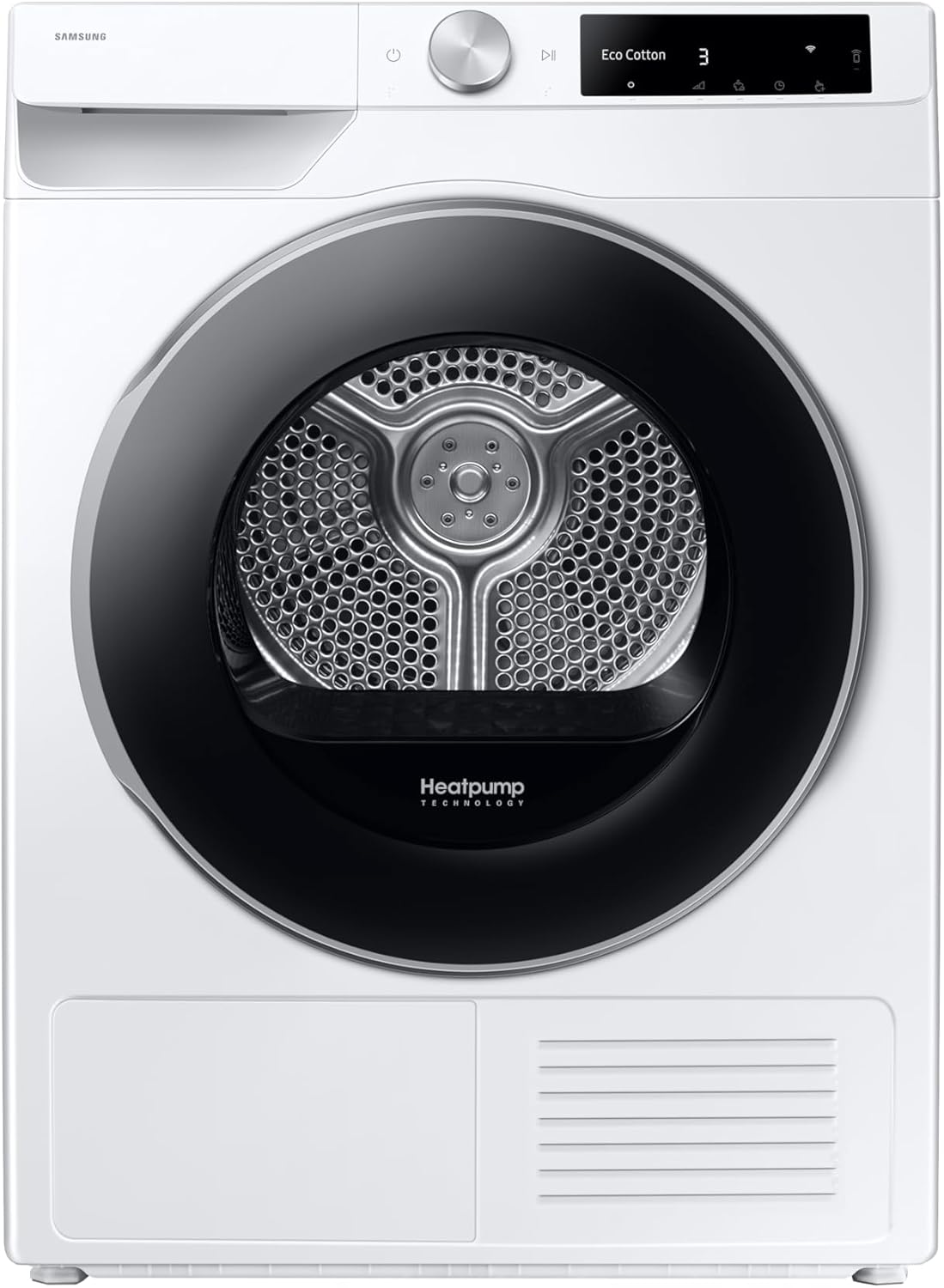 Samsung DV90DG6845LE sèche linge blanc - 9 kg charge frontale installation libre - classe A inverter WiFi - acier allié inox 60 x 60 x 85 cm-Nestuphut