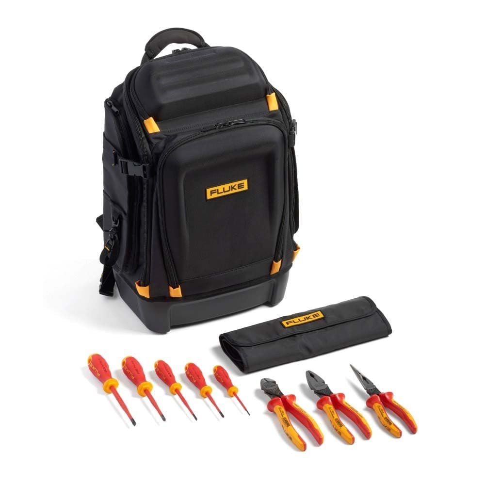 Sac à dos outils Fluke Pack30 - kit électricien isolé avec 5 tournevis et 3 pinces-Nestuphut