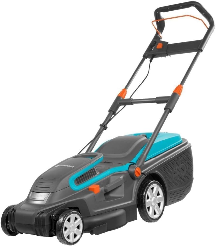 Gardena PowerMax 1800 et 42 tondeuse électrique - Coupe 42 cm bac 45 L guidon rabattable pour 800 m2-Nestuphut