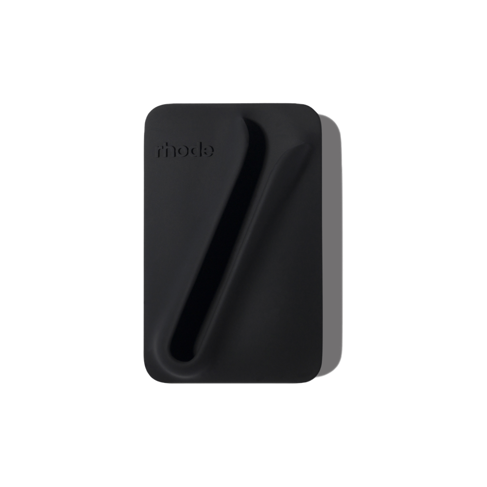black snap-on lip case