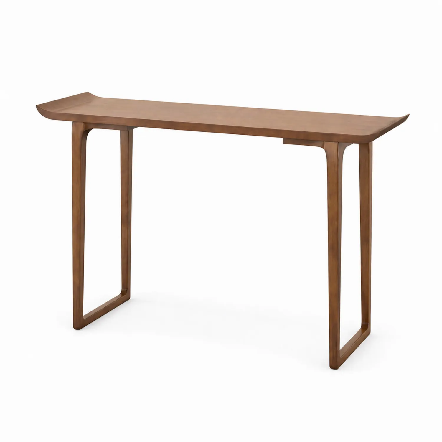 Mesa de entrada de madera de nogal 75x120x40 cm-Solveronest