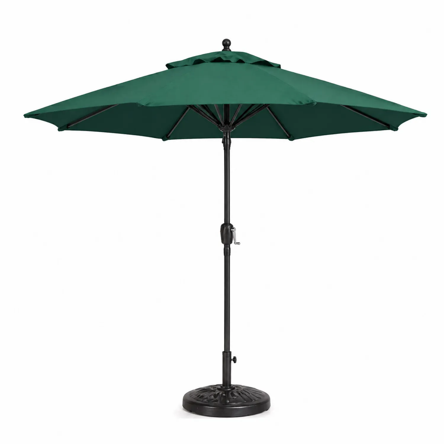 Parasol ogrodowy stalowy 300 cm Zielony