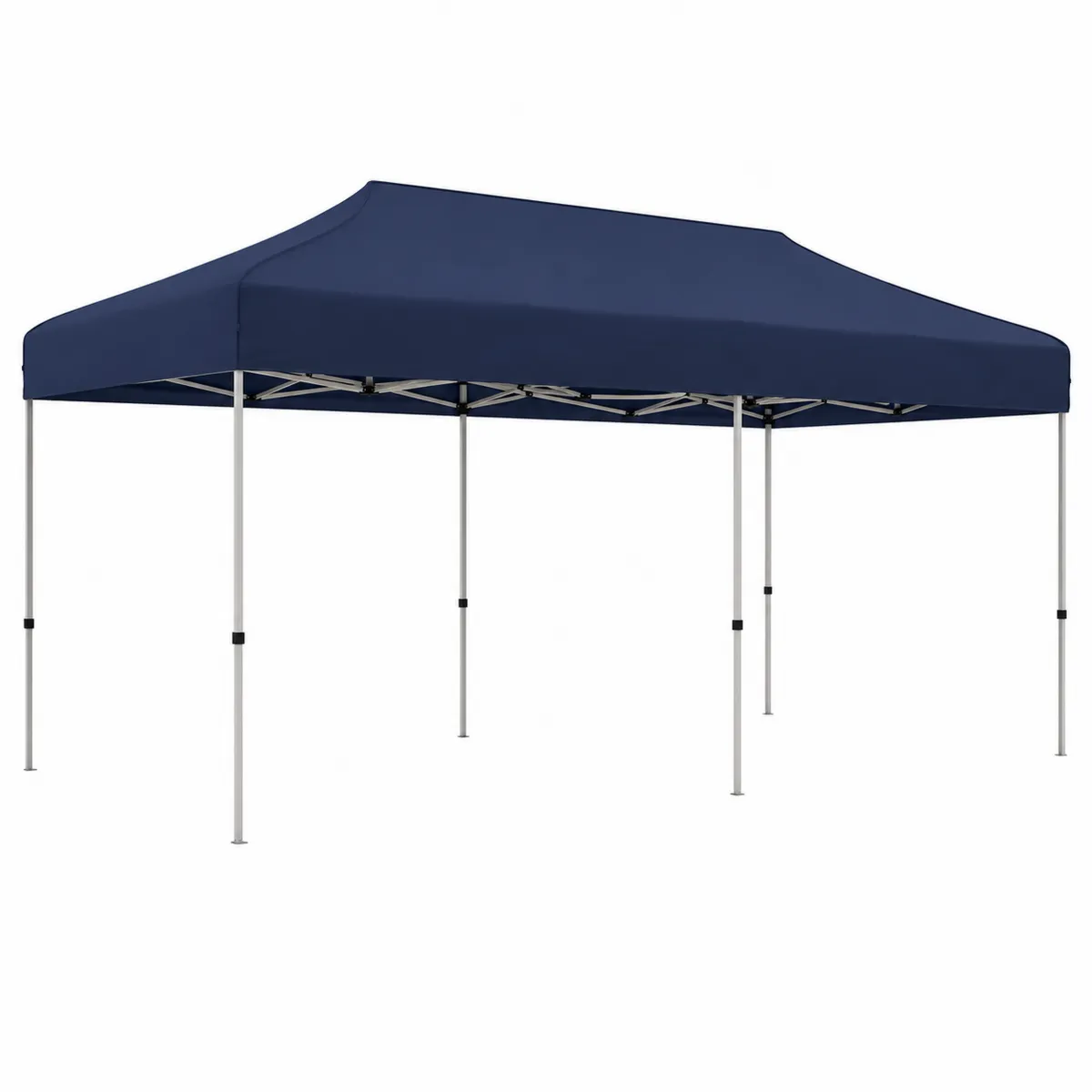 Pawilon ogrodowy 300x600 cm granatowy poliester aluminium