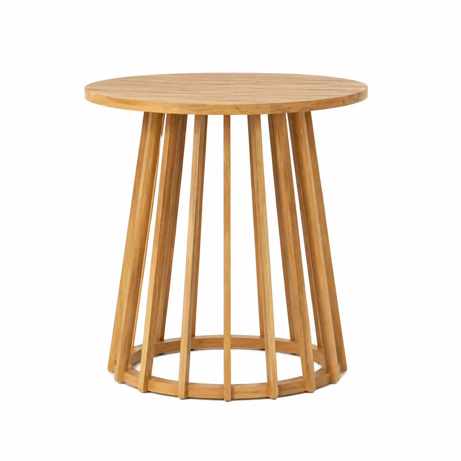 Okrągły stolik z bambusa 50 cm