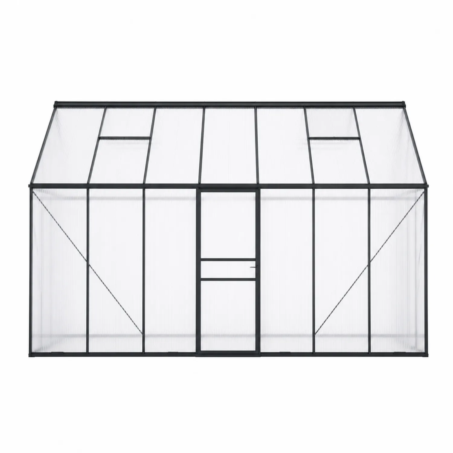 Szklarnia z poliwęglanu i aluminium 400x200x200 cm