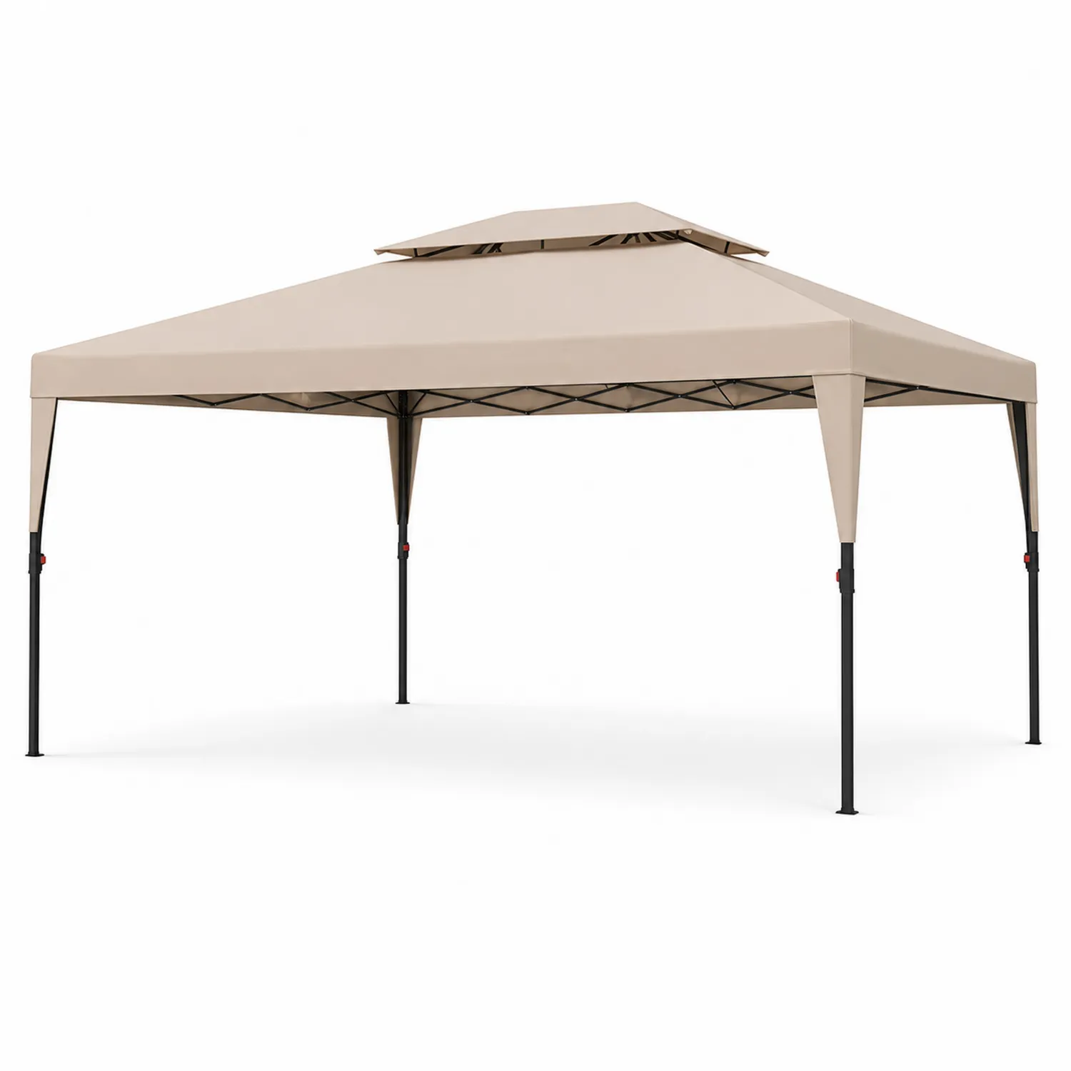 Altana ogrodowa stalowa 3x4,5m beżowa