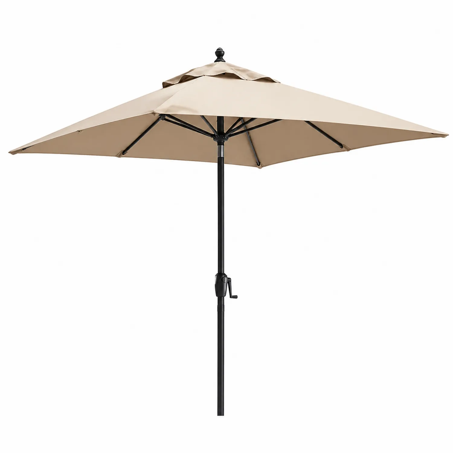 Parasol ogrodowy 300 cm beżowy aluminium poliester