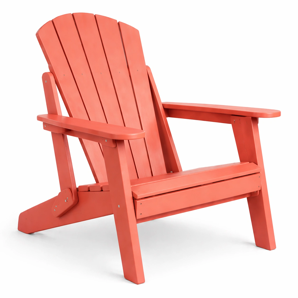 Adirondack-Stuhl holz rot-DECONIVORA