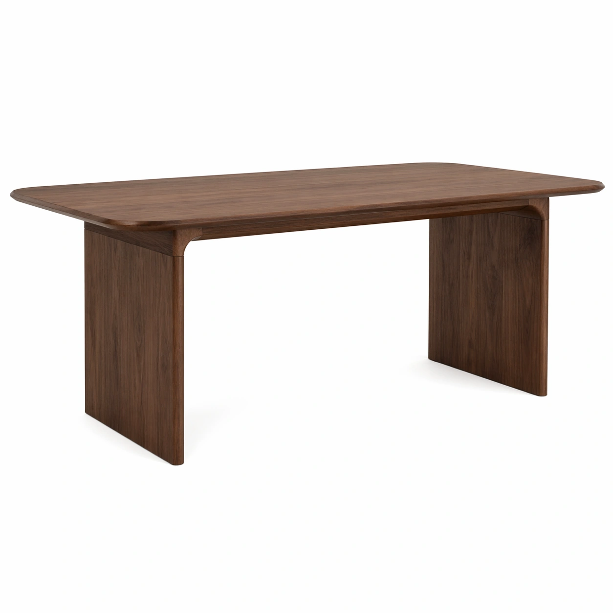 Esstisch walnuss holz braun 200cm x 90cm x 75cm-DECONIVORA