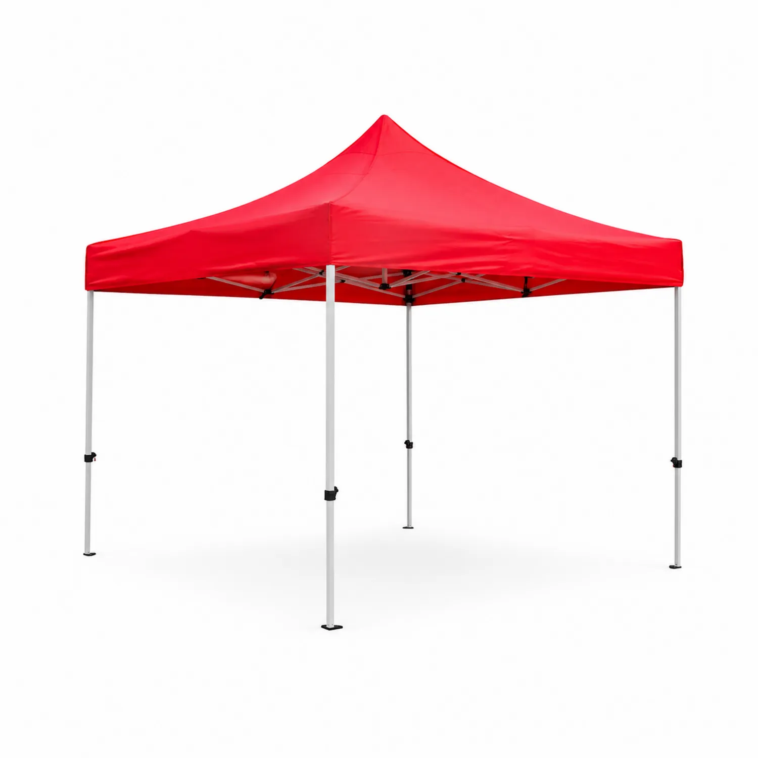 Tenda pieghevole in Acciaio e Poliestere 3x3m Rosso-domvirex