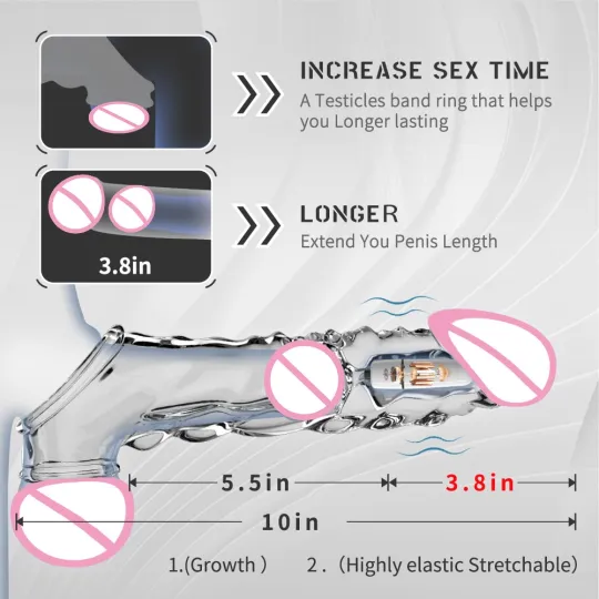 💥2025 latest hot style low price 💥💥-Reusable penis extension vibrator😍